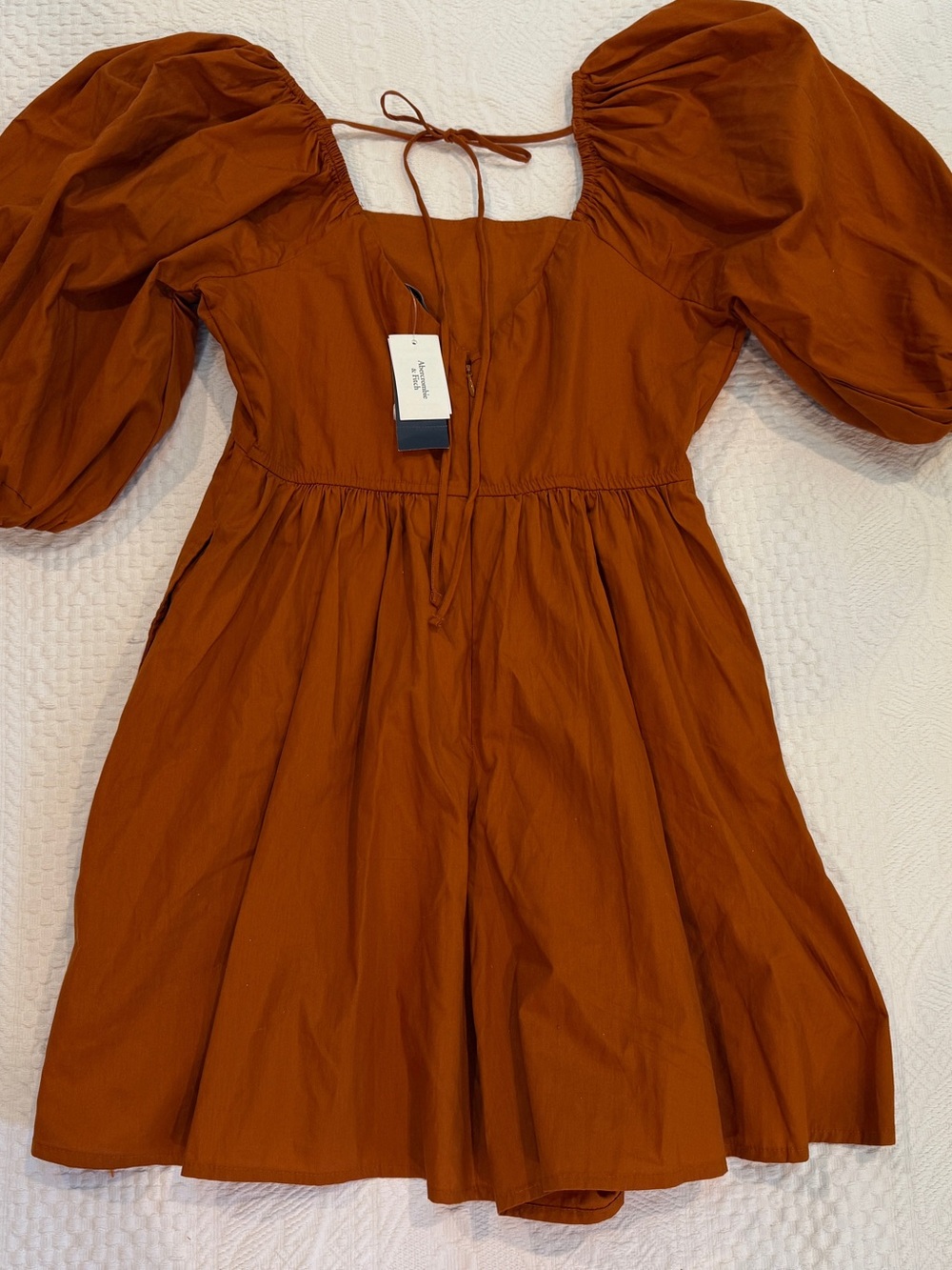 NWT Abercrombie & Fitch Open Back Romper Size Medium M - Picture 2 of 6